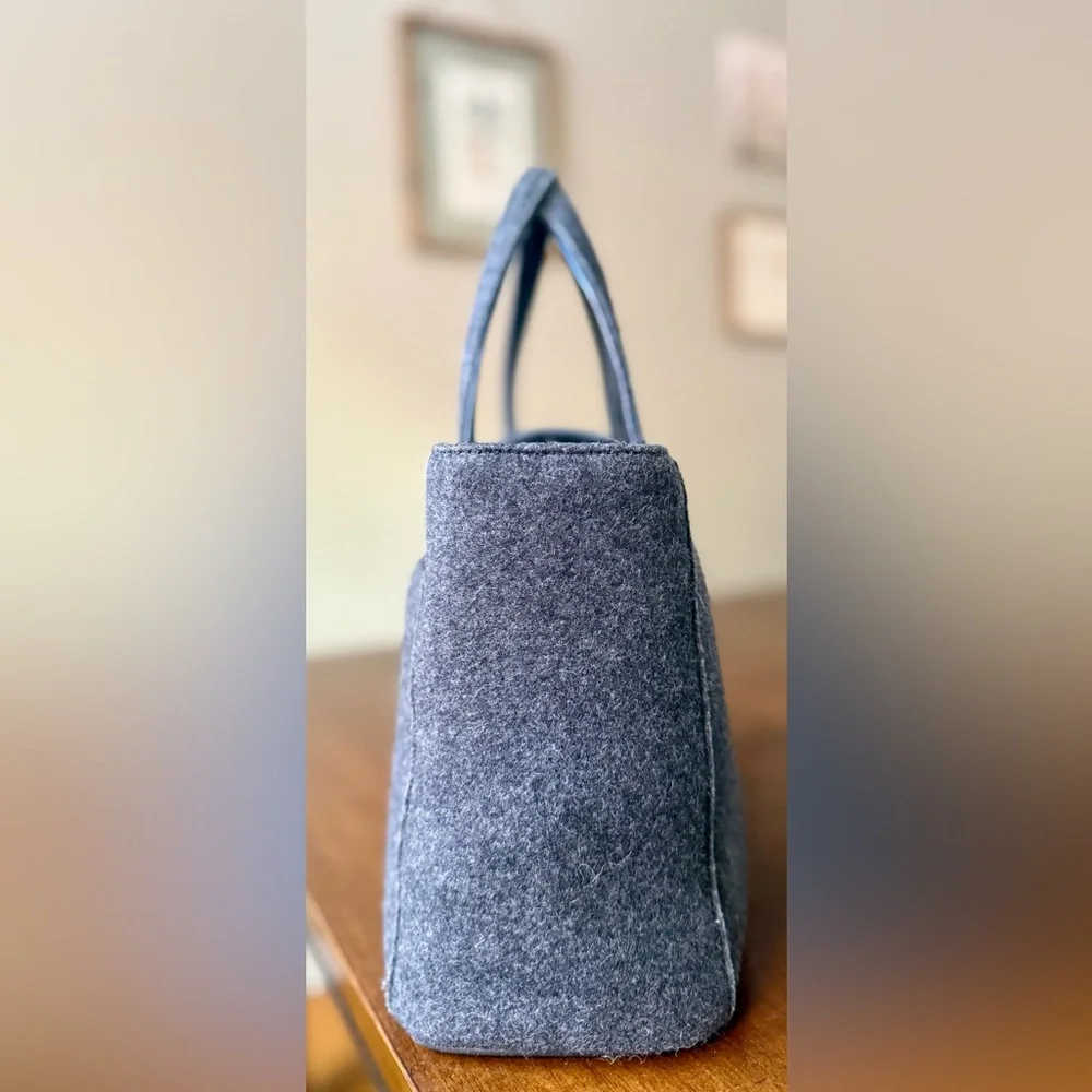 Vintage Coach Handbag German Wool Mini Turnlock Y2K 2000 - Picture 6 of 13